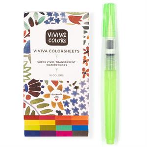 Viviva Watercolour Coloursheets Original Sketcher Set